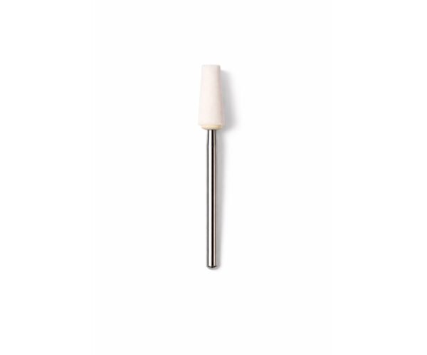 Blu White Ceramic Stone FLAME Shape