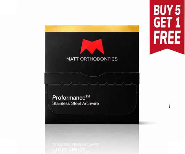 Matt Ortho 𝐑𝐨𝐮𝐧𝐝 Stainless Steel ArchWires