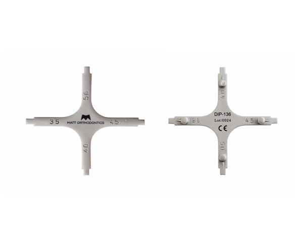 Matt Ortho Guage Star Type DIP-136