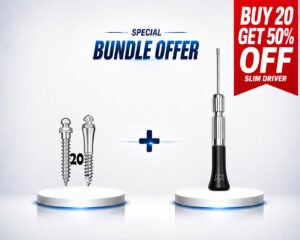 Matt Ortho 20 Screws + Slim driver