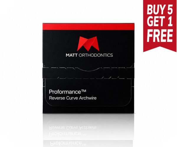Matt Ortho 𝐑𝐞𝐜𝐭𝐚𝐧𝐠𝐮𝐥𝐚𝐫 NITI Reverse Curve ArchWires